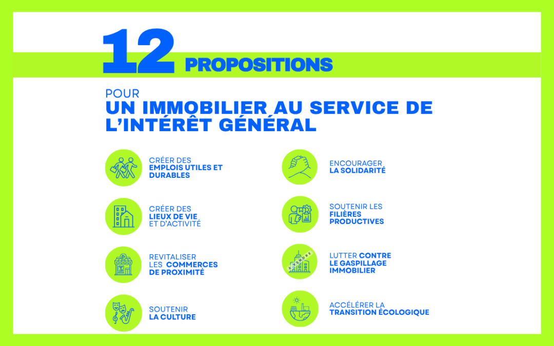 Municipales 2026 – Nos 12 propositions pour un immobilier d&rsquo;intérêt général