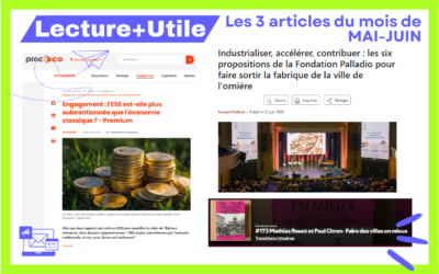 Lecture + Utile – Mai-Juin 2026 – Les 3 articles du mois